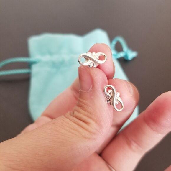 Tiffany & Co. Infinity Earrings - Picture 3 of 4